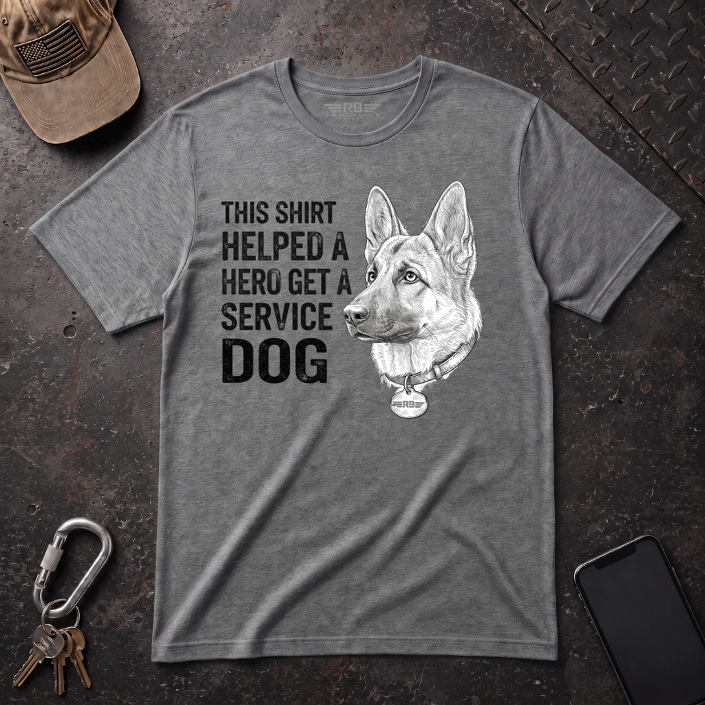 Hero Get Service Dog-GSD T-Shirt