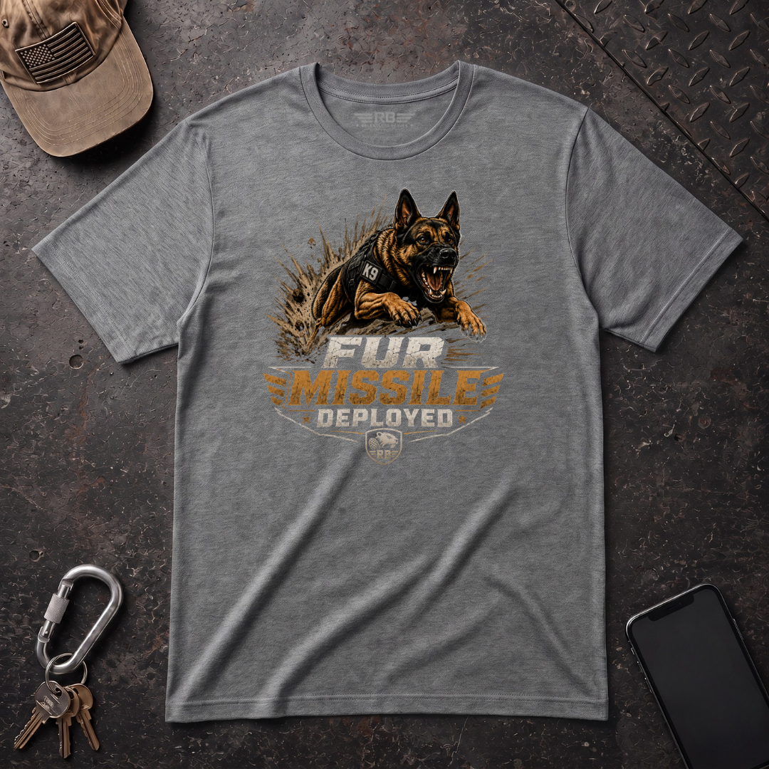Fur Missile Deployed T-Shirt