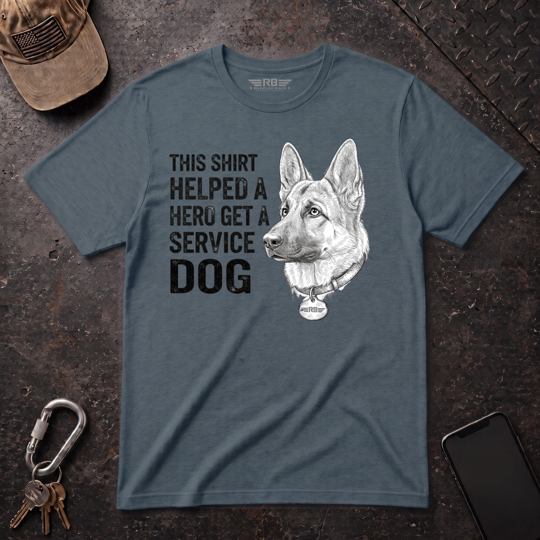 Hero Get Service Dog-GSD T-Shirt