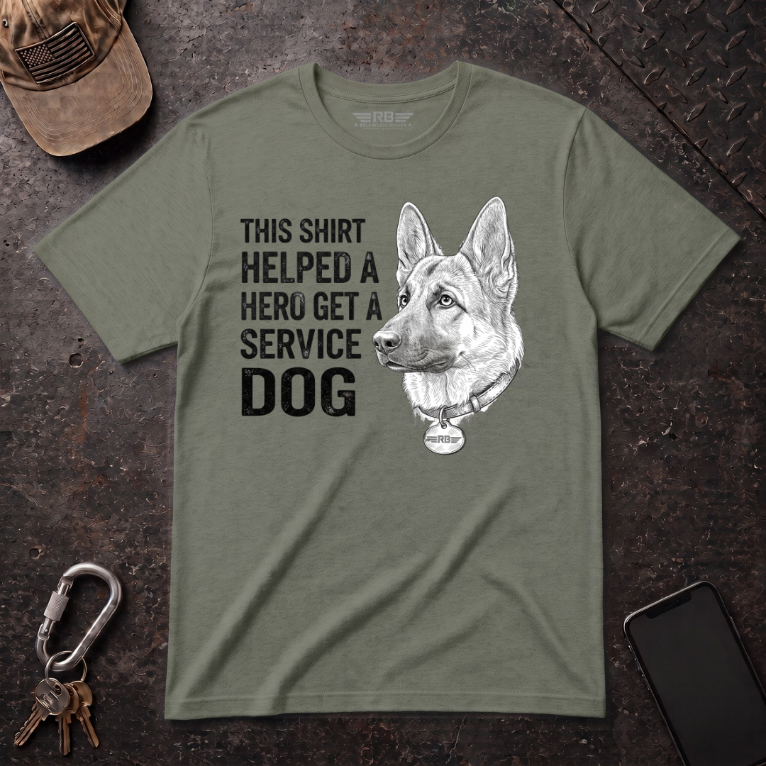 Hero Get Service Dog-GSD T-Shirt