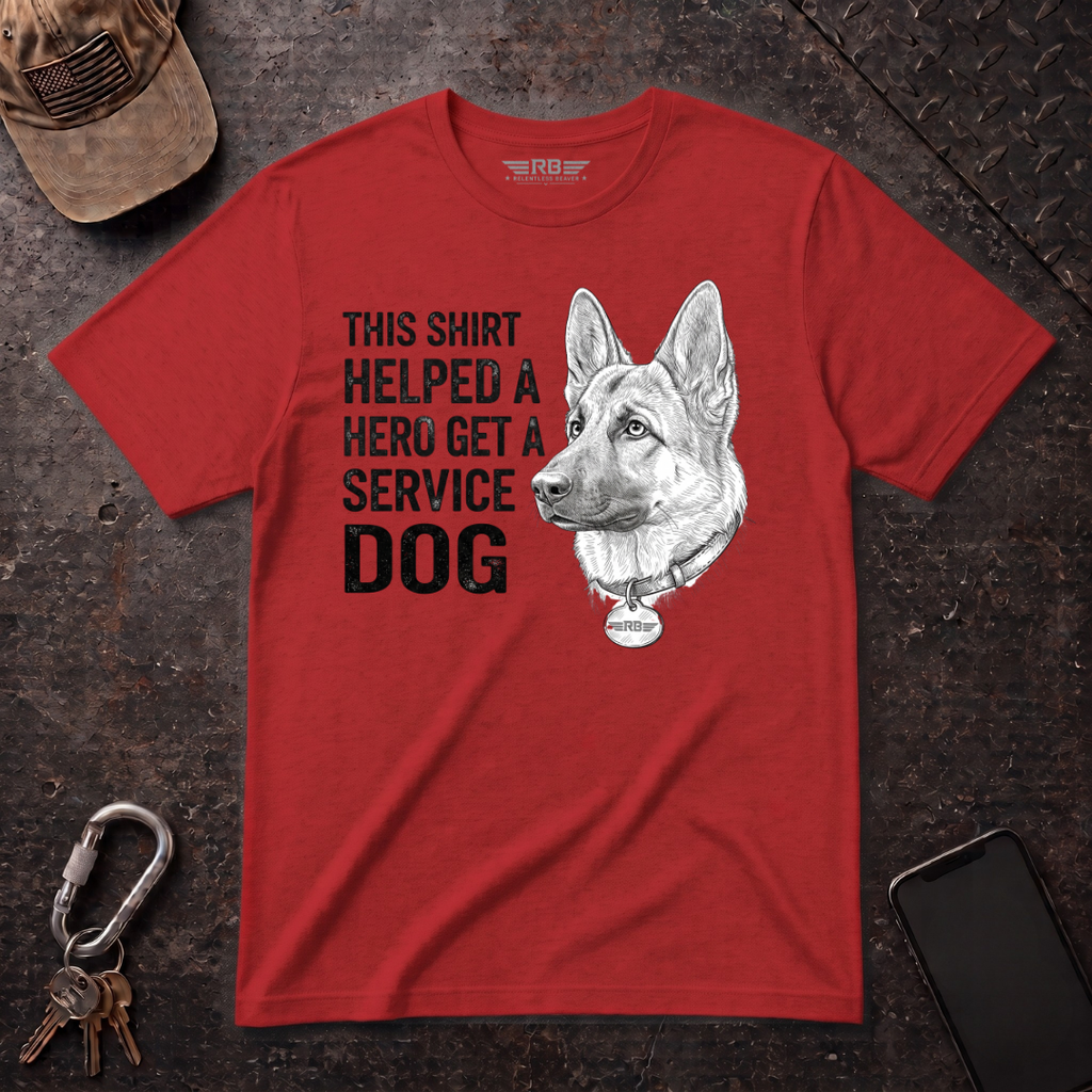 Hero Get Service Dog-GSD T-Shirt