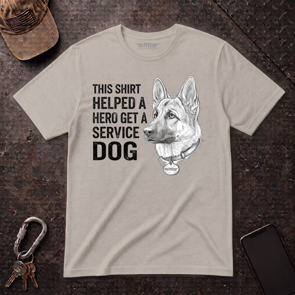 Hero Get Service Dog-GSD T-Shirt