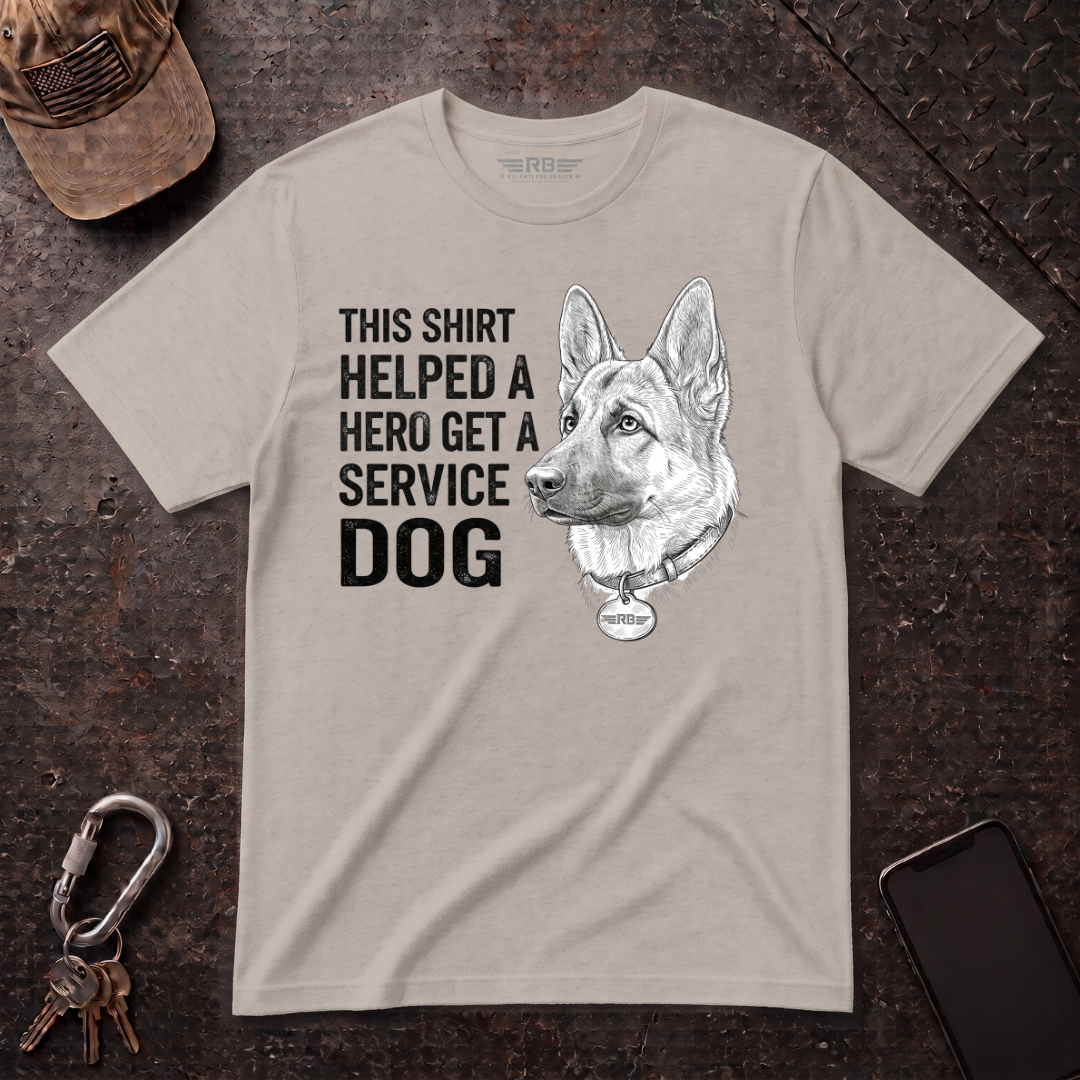 Hero Get Service Dog-GSD T-Shirt