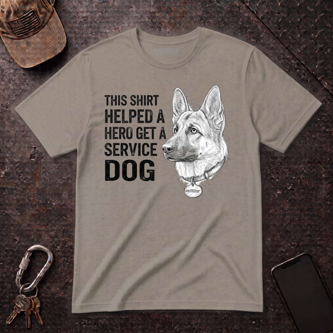 Hero Get Service Dog-GSD T-Shirt
