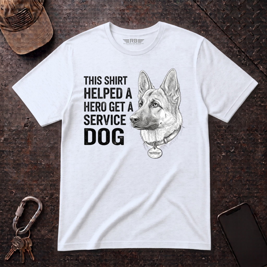 Hero Get Service Dog-GSD T-Shirt
