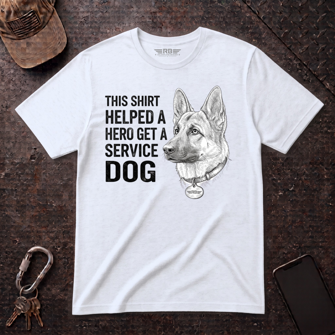 Hero Get Service Dog-GSD T-Shirt